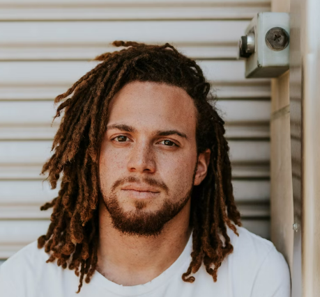 Man with dreadlocks and beard